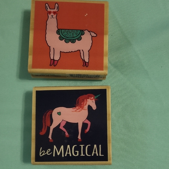 hampton art Other - Magic Unicorn and Llama Art Blocks